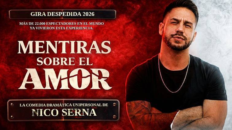 ¿Cuántas mentiras nos contamos sobre el amor? Nico Serna llega este domingo a Bahía