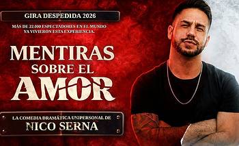 ¿Cuántas mentiras nos contamos sobre el amor? Nico Serna llega este domingo a Bahía