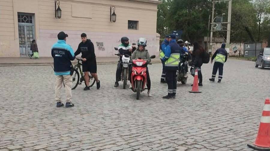 Dos detenidos durante un nuevo operativo "motochorros"
