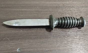 Secuestran un cuchillo tras una denuncia por amenazas de muerte