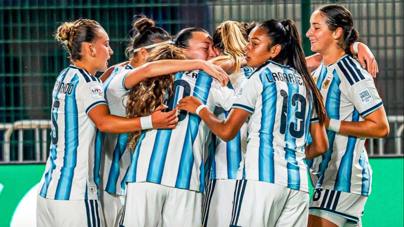 Histórica clasificación de Argentina en el Mundial Sub 17 femenino