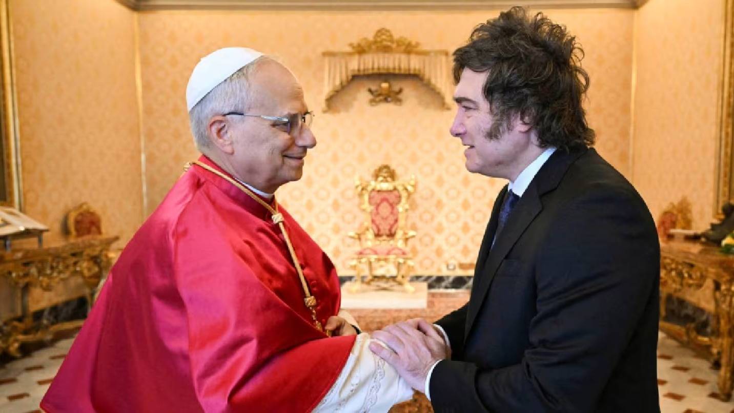 Javier Milei habló sobre la visita del papa León XIV a la Argentina: “Lo importante es que se recupere y que esté bien”