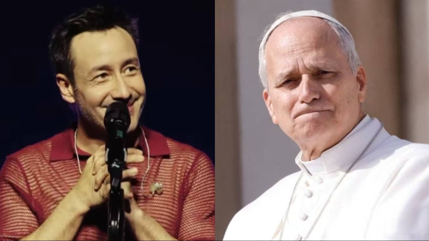 Luciano Pereyra lloró de emoción al anunciar que le cantará al papa León XIV en la misa de Luján