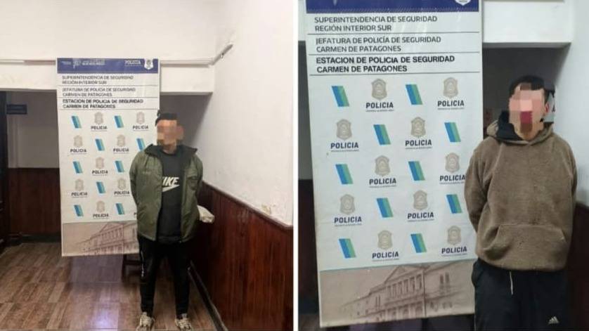 Capturan dos hombres por robar una heladería en Carmen de Patagones