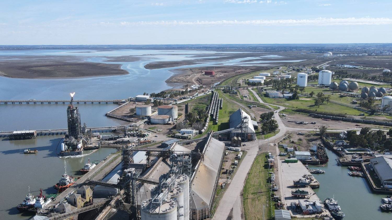 TGS avanza con una inversión que potencia a Bahía como polo exportador