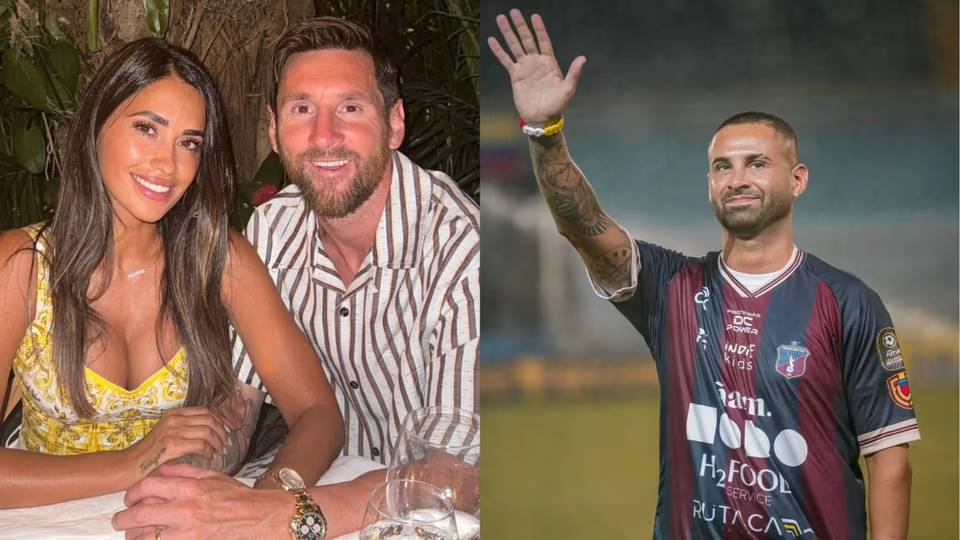 El emotivo gesto de Messi y Antonela con el futbolista que perdió a su familia por el terremoto en Venezuela