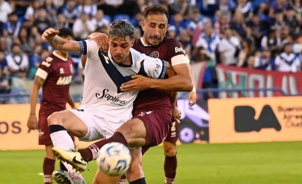 Polémico empate entre Vélez y Lanús que enciende la lucha por la Liga ...
