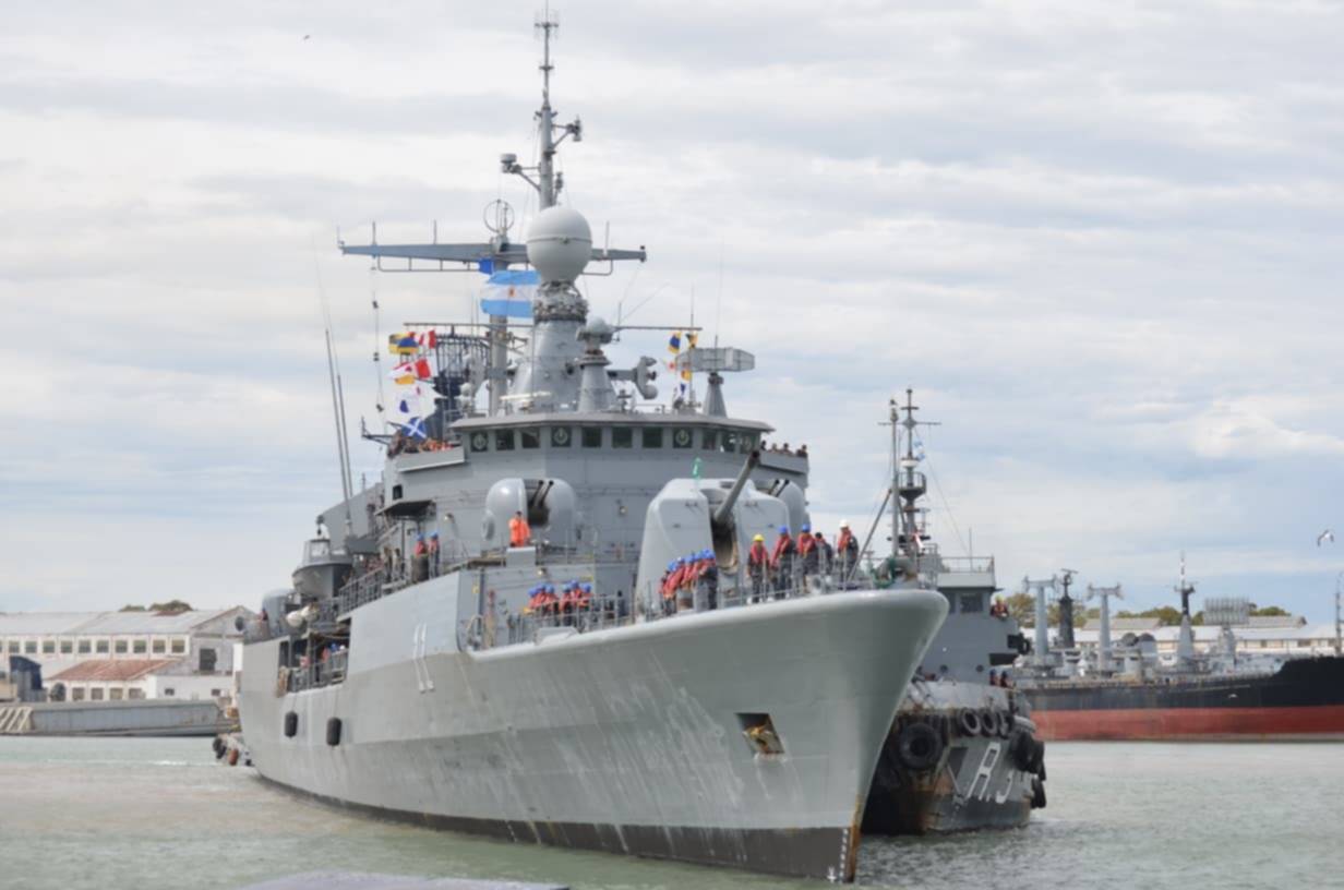 Así fue el regreso del destructor ARA "La Argentina", tras el operativo Unitas
