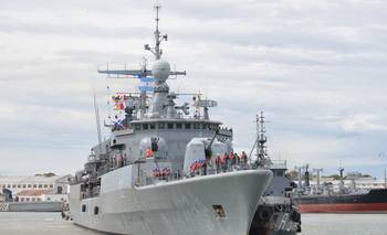 Así fue el regreso del destructor ARA "La Argentina", tras el operativo Unitas
