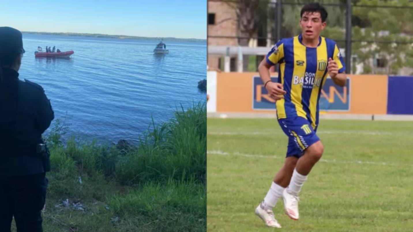 Tragedia en Misiones: murió ahogado en el río Paraná un joven futbolista que iba a sumarse a Vélez