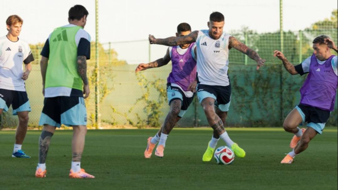 Entrenamiento abierto de la Selección argentina antes del viaje a Angola