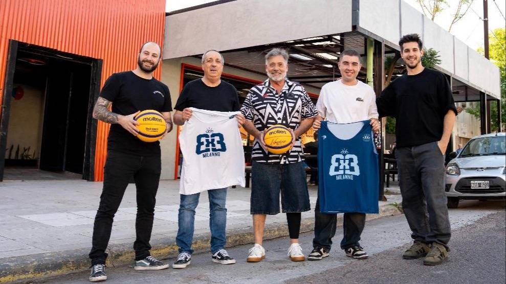 ¡El básquet vuelve a la calle!: se presentó el 3x3 Milanno de Mayores