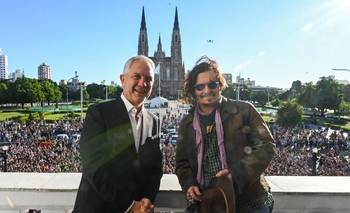 Johnny Depp fue declarado Visitante Ilustre de La Plata