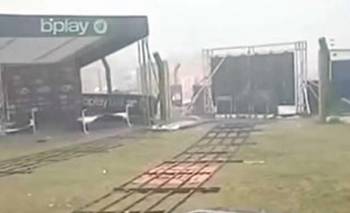 Fuerte tormenta en Toay con vientos y granizo