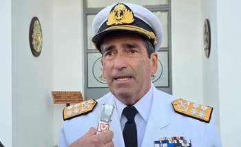 El almirante Allievi habló de la situación sanitaria de la Armada