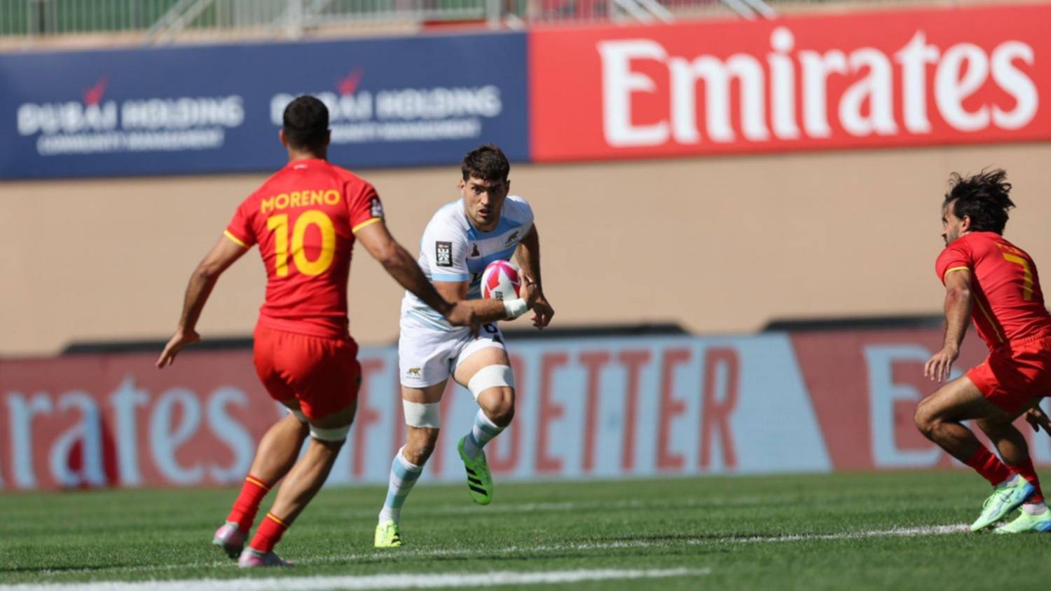 Santiago Álvarez Fourcade llegó a los 350 partidos con Los Pumas 7s en Dubai