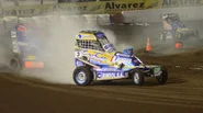 Esteban Mancini volvió a ganar y es el único líder del Estival de Midget 2015/16