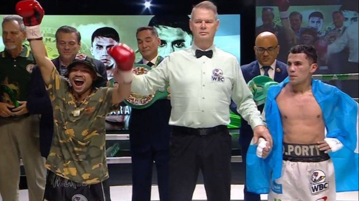 Junior Zárate no pudo alcanzar el título de minimosca CMB en Tailandia