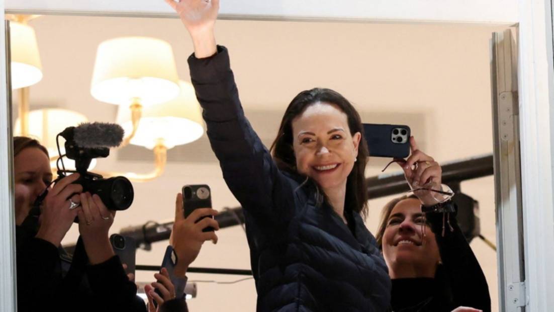 Sorpresivamente, María Corina Machado reapareció en Oslo