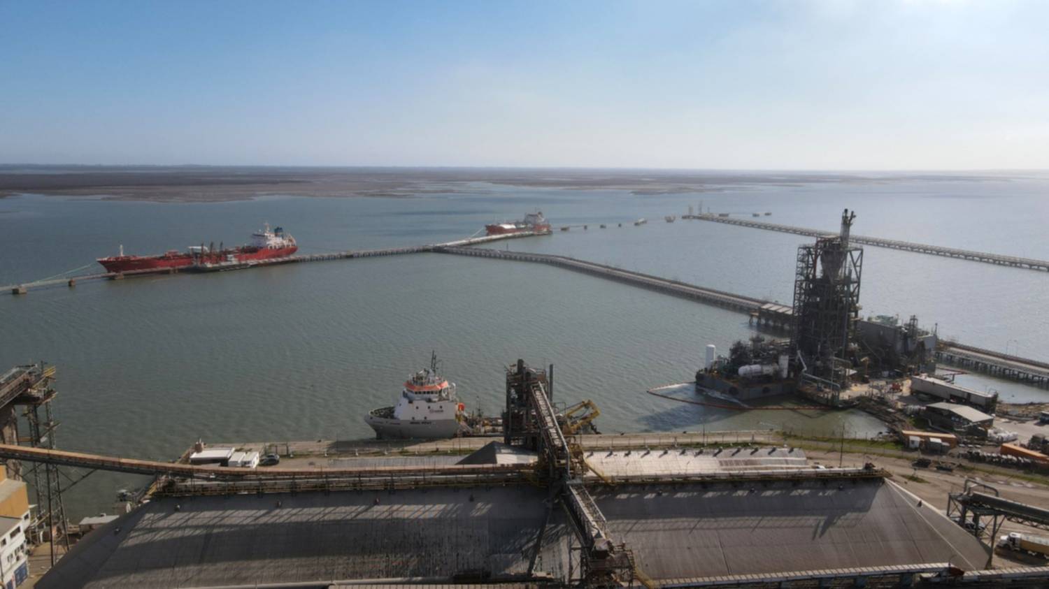 El puerto se consolida como el eje estratégico de Vaca Muerta