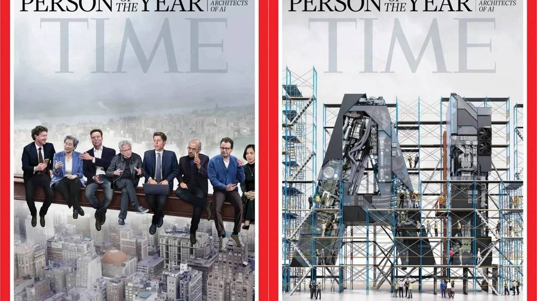 Los “arquitectos de la inteligencia artificial” son la Persona del Año 2025 de la revista Time