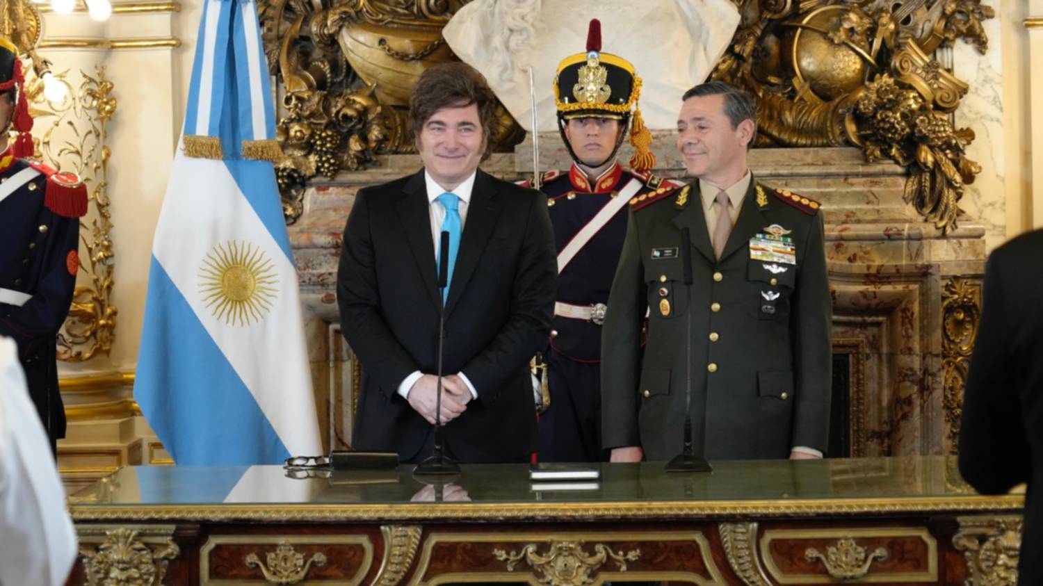 El teniente general Presti juró como Ministro de Defensa: tendrá un Gabinete con fuerte presencia militar