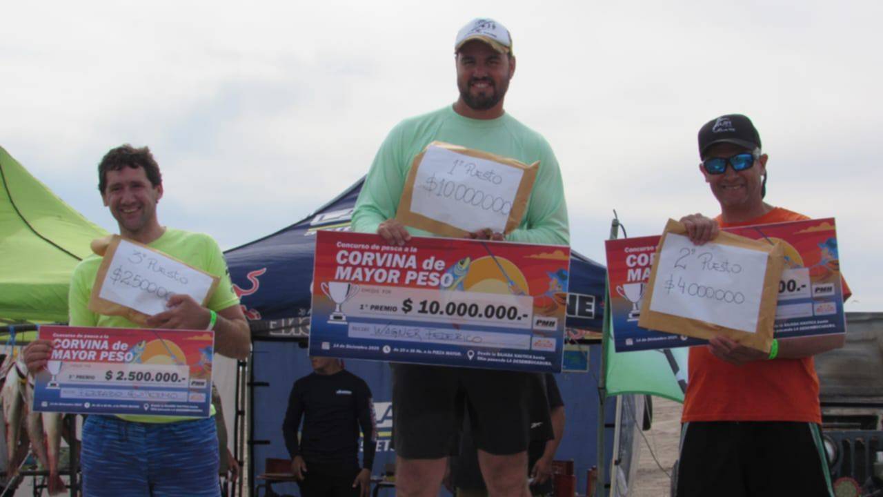 Otro puntaltense se llevó un premio millonario en un concurso de pesca