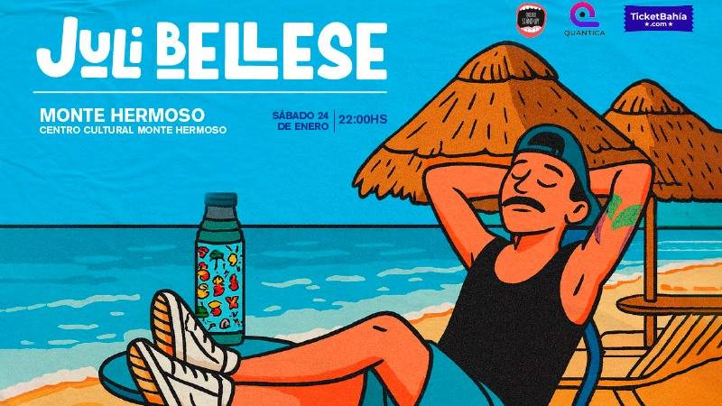 El humor también veranea: Juli Bellese presenta su unipersonal en Monte Hermoso