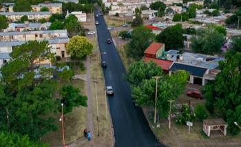 Concluyó la repavimentación de un sector de calle De la Madre 