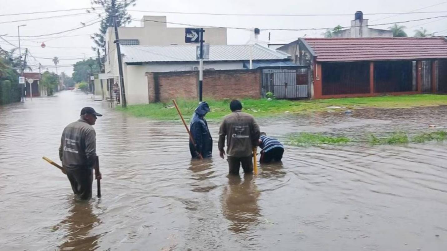 Inundaciones en Corrientes: más de 300 personas tuvieron que ser evacuadas por el temporal